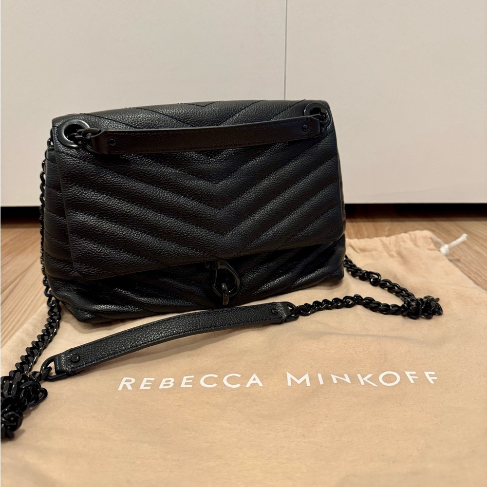 Rebecca Minkoff Small Black Edie Crossbody